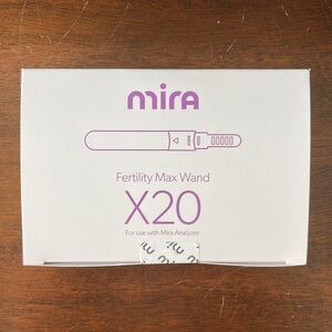 UNOPENED Box of 20 Mira Fertility Max Wands